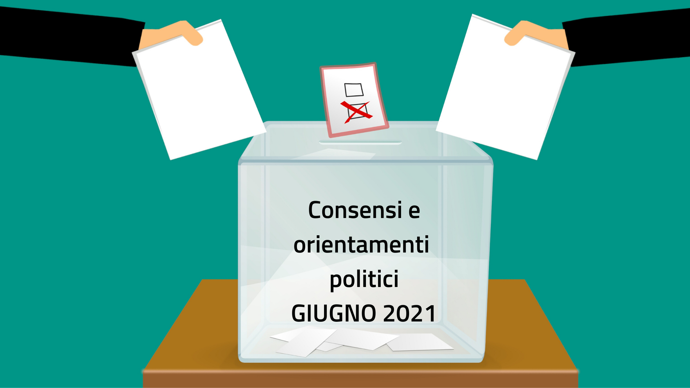 Consensi e orientamenti politici: Giugno 2021